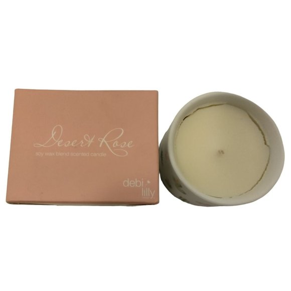Debi Lily Desert Rose Candle Soy Wax Blend Scented - Picture 3 of 5
